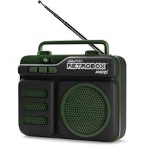 Alto-Falante Bluetooth Portátil Retro Dolphin RTX-10 - Mini