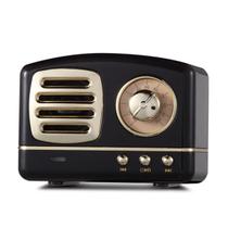 Alto-falante Bluetooth Portátil Wokex Bass Guns Mini Retro - Preto