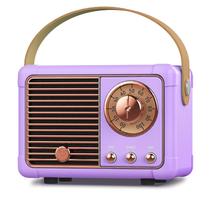 Alto-falante Bluetooth PRUNUS J-999 Retro Vintage Purple