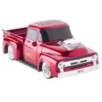 Alto-falante Bluetooth QFX BT-1956 RD Pickup Truck Replica Red