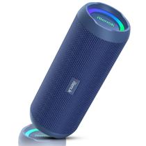 Alto-falante Bluetooth RIENOK S1 portátil 30W IPX7 azul impermeável