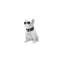 Alto-falante Bluetooth sem fio para cães Bulldog White
