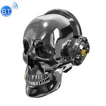 Alto-falante Bluetooth sem fio Skull Head Dazzle Bass Box