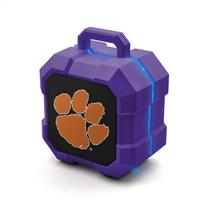 Alto-falante Bluetooth sem fio SOAR NCAA Shockbox LED Clemson