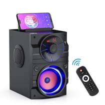 Alto-falante Bluetooth Tummty Portable Big com subwoofer e rádio FM
