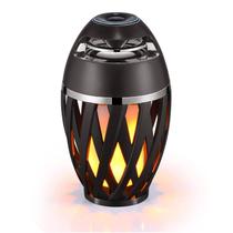 Alto-falante Bluetooth Vistatech Led Flame Speaker com luz de lanterna Alto-falante Bluetooth Vistatech Led Flame Speaker com luz de lanterna