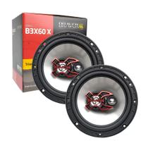 Alto Falante Bravox 6 Polegadas Triaxial B3x60x 100wrms Par