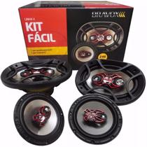 Alto Falante Bravox Kit Fácil X 6pol B3x60x + 6x9pol B4x69x