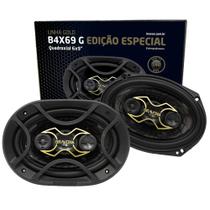 Alto Falante Bravox Quadriaxial 6x9 B4x69 Gold 140w Rms