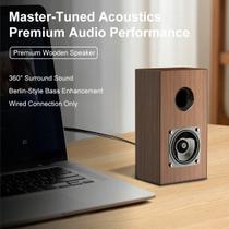Alto-falante chengquan Surround Sound Wooden Vintage Retro Design