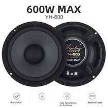 Alto-falante Coaxial De Carro De 6 Polegadas 600W Acessórios De Áudio De Frequência Total