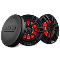 Alto-falante coaxial DS18 HYDRO NXL-6 de 2 vias 300 W com luzes RGB de 6,5"
