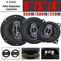 Alto-falante Coaxial Universal Para Carro 4/5/6 Polegadas 220W/300W/350W 4 Vias Estéreo Automotivo