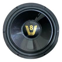 Alto falante compet 10 pol subwoofer street v8 200w 4 ohms chapa
