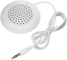 Alto-falante de almofada KUJOBUY Mini 3,5 mm para telefone MP3 iPod branco Alto-falante de almofada KUJOBUY Mini 3,5 mm para telefone MP3 iPod branco