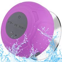 Alto-falante de chuveiro Bluetooth Annlend impermeável portátil roxo Alto-falante de chuveiro Bluetooth Annlend impermeável portátil roxo