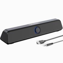 Alto-falante de computador LENRUE LR23 10W alimentado por USB preto