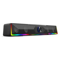 Alto-falante de computador Redragon GS516 Bluetooth USB RGB Soundbar Alto-falante de computador Redragon GS516 Bluetooth USB RGB Soundbar