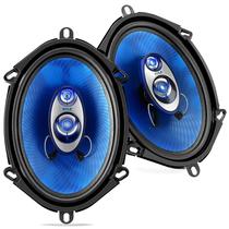 Alto-falante de som de carro Pyle PL573BL 5x7" 300W 4 Ohm, par de 3 vias Alto-falante de som de carro Pyle PL573BL 5x7" 300W 4 Ohm, par de 3 vias