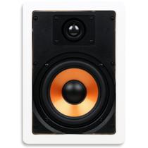 Alto-falante embutido na parede Micca M-6S 2-Way Home Theater 6.5 Woofer branco
