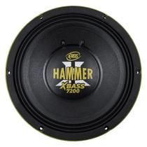 Alto Falante Eros 12 Pol. Hammer Xbass 7200 3600w Rms Amarelo Sub Grave