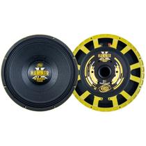 Alto Falante Eros 15 Pol. Hammer Xbass 7200 2250w Rms Amarelo Sub Grave