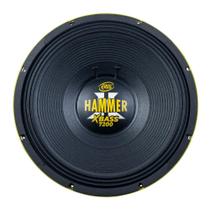 Alto Falante Eros E-15 Hammer 7200 Xbass 4hms Amarelo Alto Falante Eros E-15 Hammer 7200 Xbass 4hms Amarelo