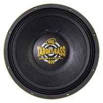 Alto Falante Eros Target Bass Double Magnet 4k 2000W RMS 4 Ohms 15 Polegadas Amarelo