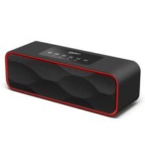 Alto-falante estéreo Bluetooth Baymart Musky DY22 10W preto/vermelho Alto-falante estéreo Bluetooth Baymart Musky DY22 10W preto/vermelho
