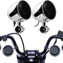 Alto-falante estéreo para motocicleta GoHawk AN4 Gen.3 com amplificador 300W