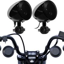 Alto-falante estéreo para motocicleta GoHawk AN4 Gen.3 com amplificador 300W