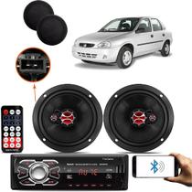 Alto Falante Foxer Prisma Corsa Tras + Radio MP3 - KFT.267R