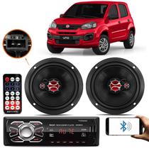 Alto Falante Foxer Uno Novo Dian 6 Pol + Radio MP3 - KF.251R