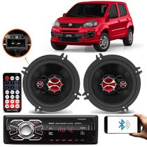 Alto Falante Foxer Uno Novo Traseiro 5 Pol + Radio - KF.252R
