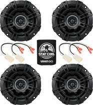 Alto-falante KICKER DS Series de 4 polegadas para Jeep Wrangler JL 2018-2023