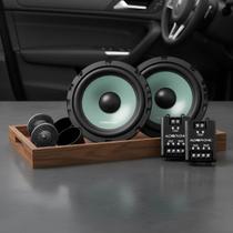 Alto Falante Kit 2 Vias 6.5 Polegadas Audiophonic KS 6.3 Sensation 150W RMS Par Som HD Qualidade Celulose 4 Ohms 92dB Original 150W