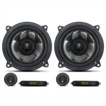 Alto Falante Kit 2 Vias Bravox 5" CS50BK 130W Rms 4 Ohms