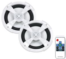 Alto Falante Marinizado Powerbass C/ Iluminação 480 Watts 6 x 9 Pol Para Barcos - Par