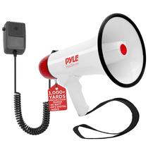 Alto-falante megafone Pyle PMP48IR 40W 1000 jardas com sirene e microfone