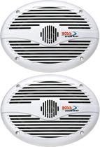 Alto Falante Oval Branco Boss Marine 6x9" MR690 350W par