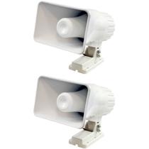 Alto-falante PA Horn Pyle PHSP4 6 50W à prova d'água interna/externa x2