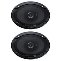 Alto-falante para carro Kenwood KFC-6966S 6x9 400W, suporte embutido de 3 vias - par