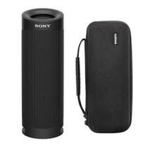 Alto-falante portátil à prova d'água sem fio Bluetooth Sony SRSXB23 Extra BASS (preto) com capa rígida de viagem e capa protetora (2 itens) design compacto e leve, até 12 horas de tempo de reprodução Alto-falante portátil à prova d'água sem fio Bluetooth Sony SRSXB23 Extra BASS (preto) com capa rígida de viagem e capa protetora (2 itens) design compacto e leve, até 12 horas de tempo de reprodução