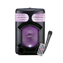 Alto Falante Portátil Bluetooth Com LED GEDI LIGHT Sumay SM-CAP28- 150W RMS