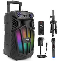 Alto-falante portátil Bluetooth PA Pyle 1680W com microfone sem fio