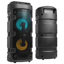 Alto-falante Portátil Caixa de Som Rgb Microfone Controle Rádio Fm Bluetooth Tf Usb Torre De Som