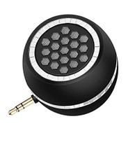 Alto-falante portátil K-Tech Mini 3W com baixo transparente preto