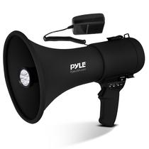 Alto-falante portátil Megaphone Bullhorn Pyle 50W com microfone