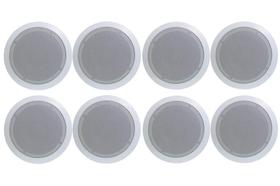 Alto-falante Pyle PDIC51RD 150W 13,34 cm Flush Mount Home Audio x8 Alto-falante Pyle PDIC51RD 150W 13,34 cm Flush Mount Home Audio x8