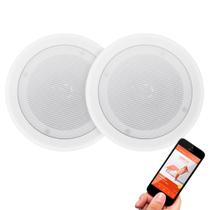 Alto-falante Pyle PDICBT852RD Bluetooth 8 polegadas 250 W, suporte embutido Alto-falante Pyle PDICBT852RD Bluetooth 8 polegadas 250 W, suporte embutido
